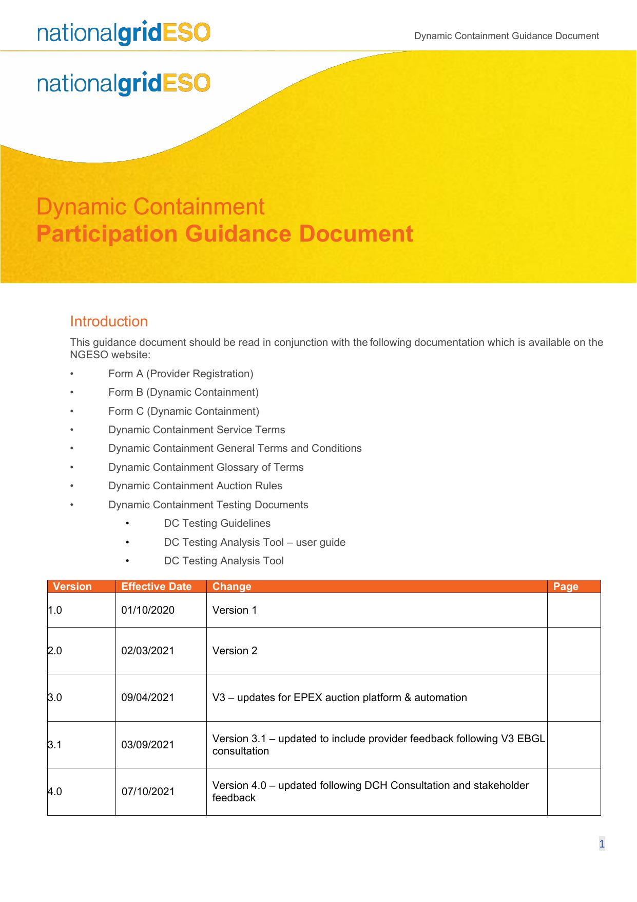 DC Participation Guidance v4.0